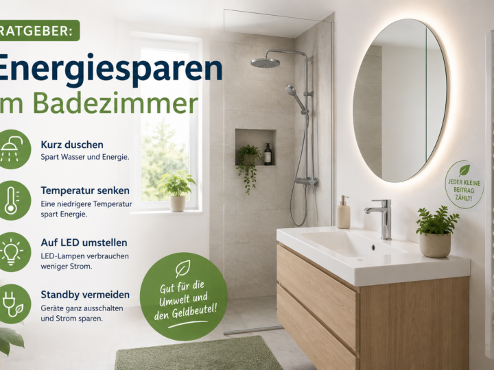 Ratgeber: Energiesparen im Badezimmer