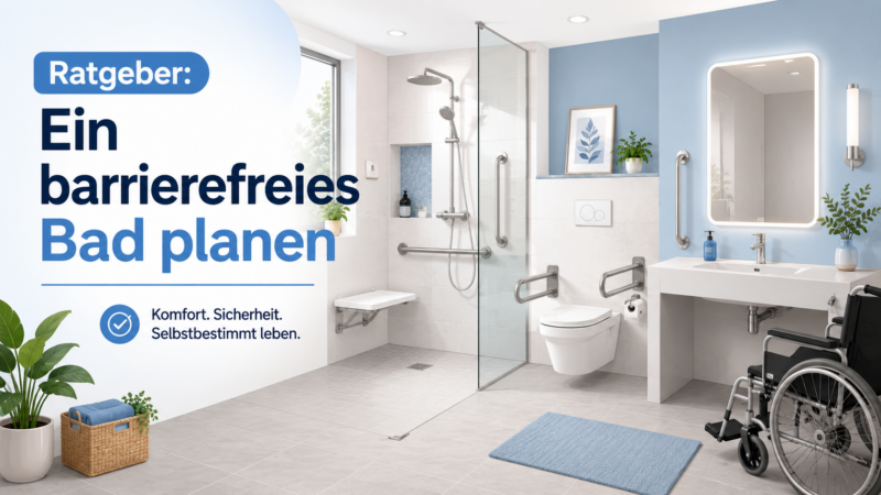 Ratgeber: Ein barrierefreies Bad planen